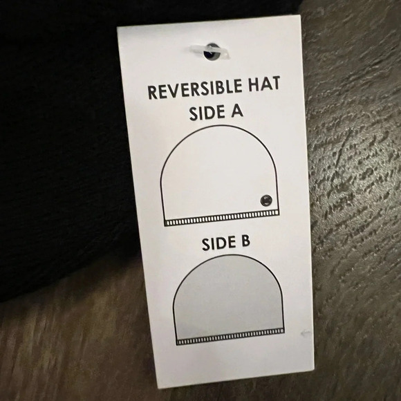 NWT Michael Kors Reversible Hat Beanie Black One Size Fits Most - Picture 10 of 10